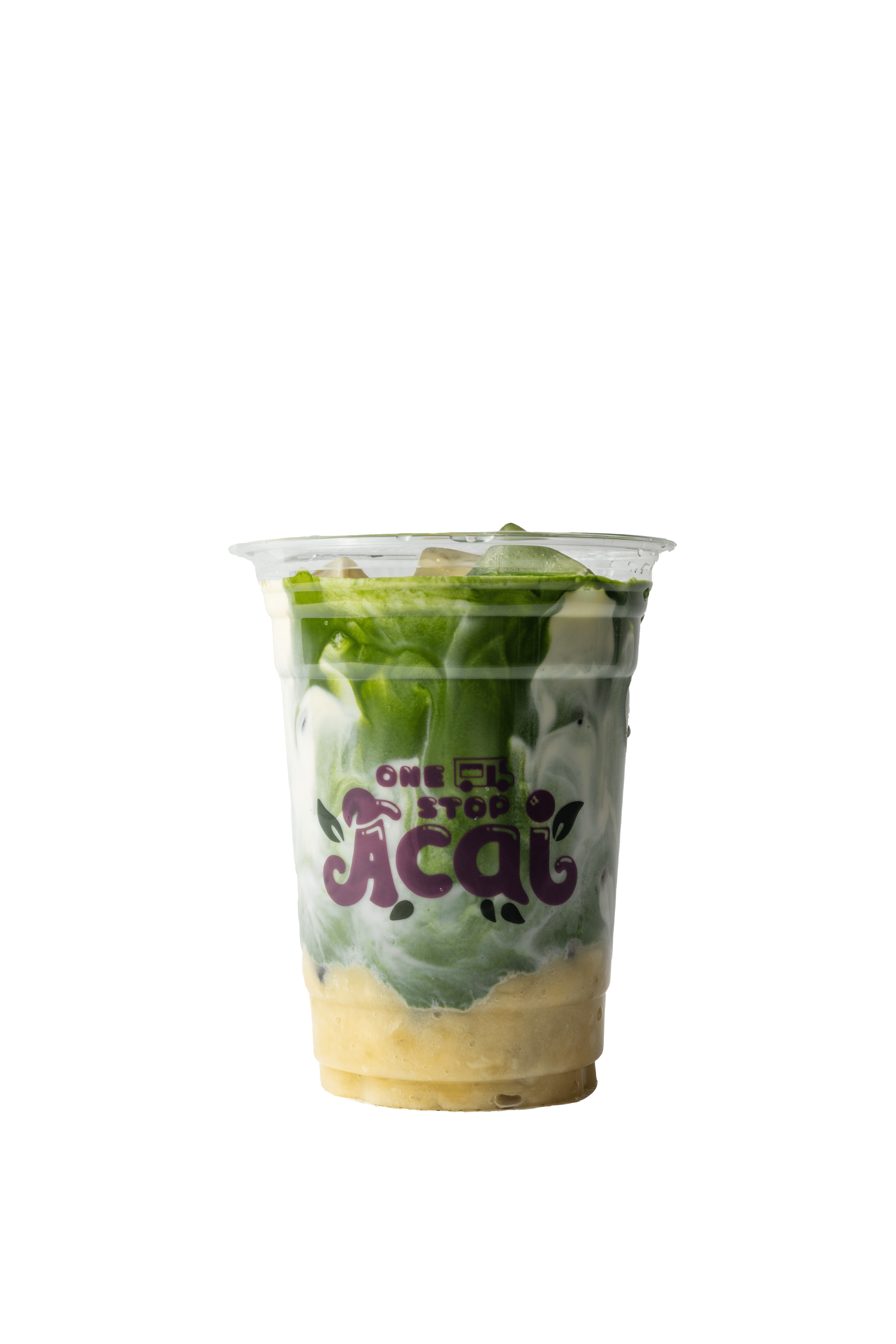 Iced Banana Matcha Latte